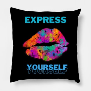 Express Yourself T Shirt Pillow