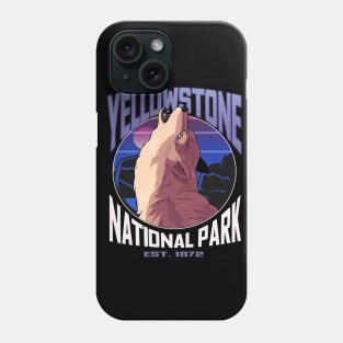 Yellowstone National Park Wolf Phone Case