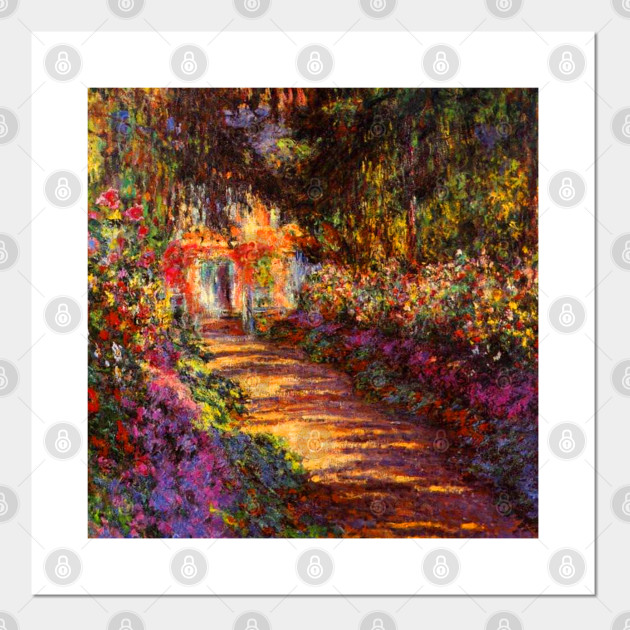 Garden Path At Giverny Claude Monet 1902