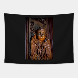 Chatsworth house- Carved limewood cravat Tapestry