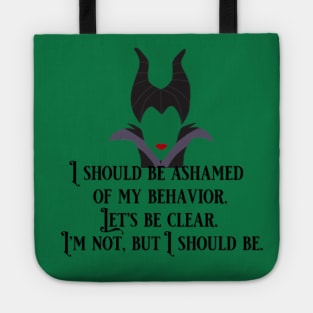 Maleficent Ashamed Tote