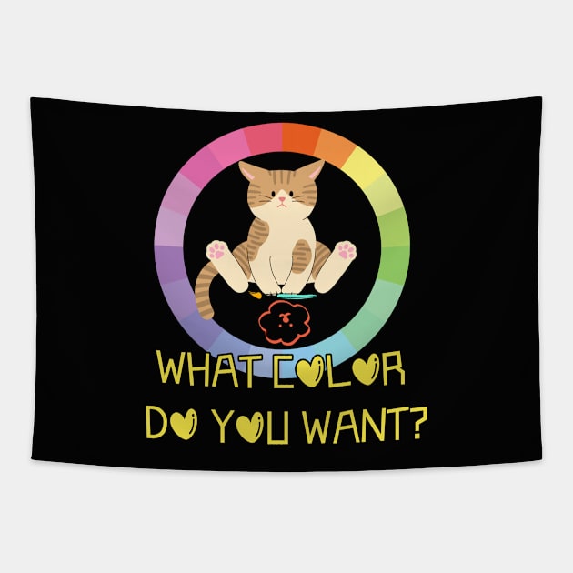 WHAT COLOR DO YOU WANT? Tapestry by zzzozzo