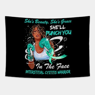 Punch You in the Face INTERSTITIAL CYSTITIS WARRIOR Tapestry