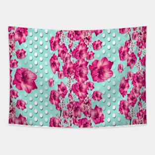 Pink flowers Tapestry