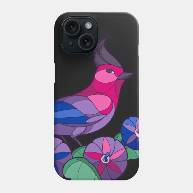 Pride Birds - Bisexual Phone Case by wanderingkotka