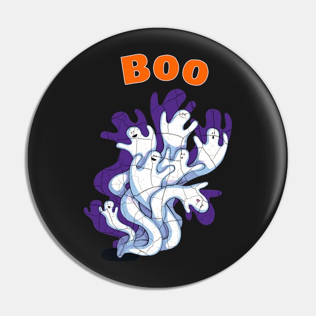 Boo Halloween T shirt Pin by Mommag9521