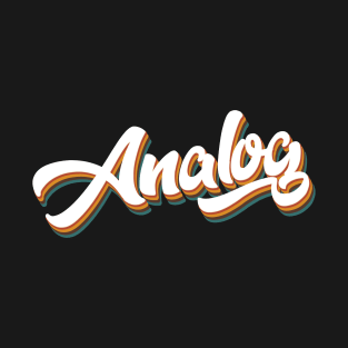 Analog Retro Aesthetic Design T-Shirt