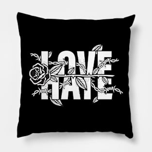 love hate Pillow