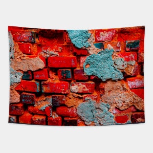 Red brick wall Tapestry