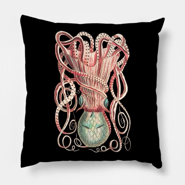 Cthulhu octopus Pillow by Mystic Groove Goods