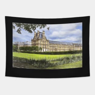 Lovre Palace From The Tuileries Tapestry