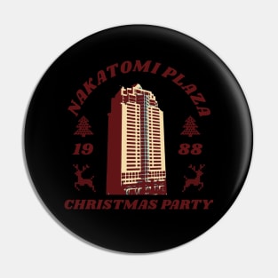 nakatomi plaza christmas 1988 - vintage Pin