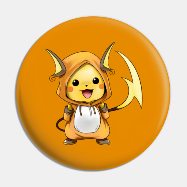 Pokemon Evo Cosplay Sticker Collection Set Pikachu X Raichu Design T Shirt