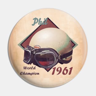 1961 Phil Hill Pin