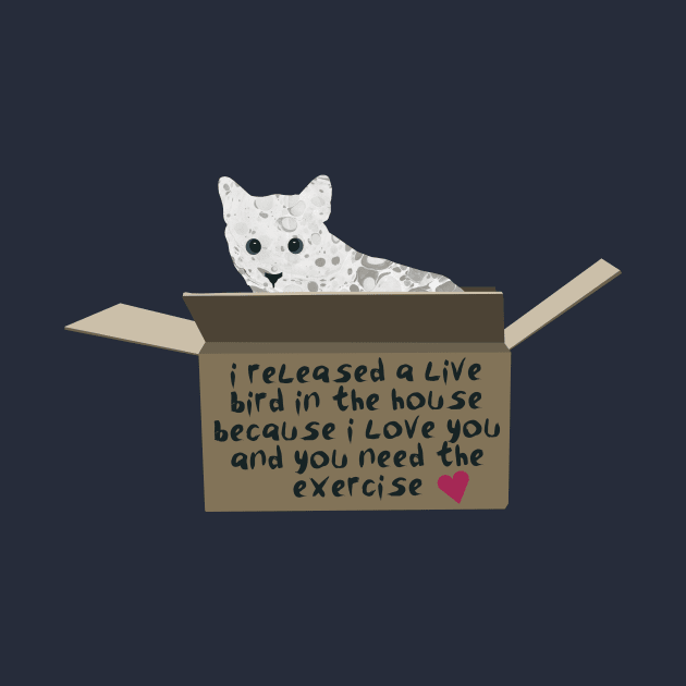 Cat in a Box Valentine by MarbleCloud