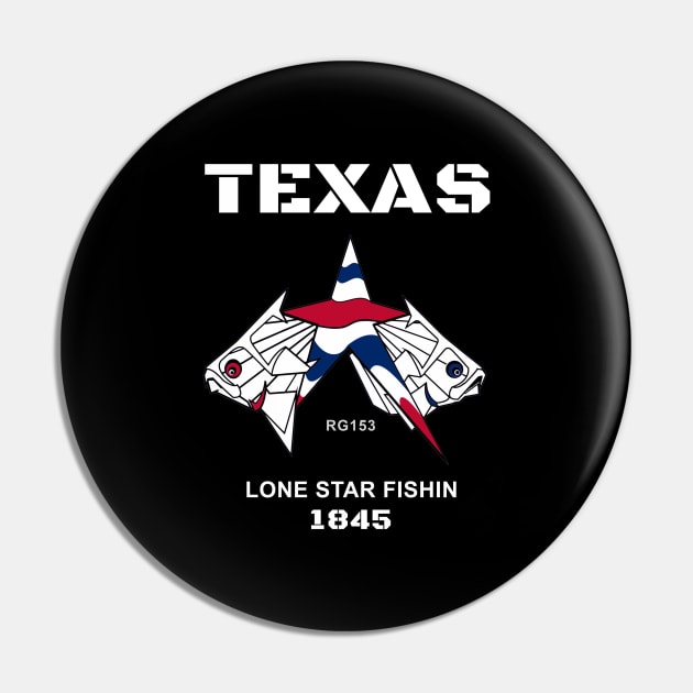 The Witness Texas Lone Star Fish State Pin