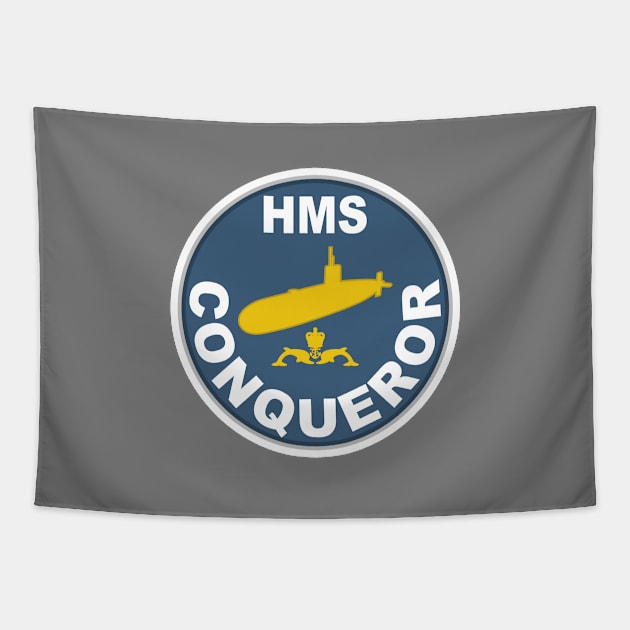 HMS Conqueror Tapestry by TCP