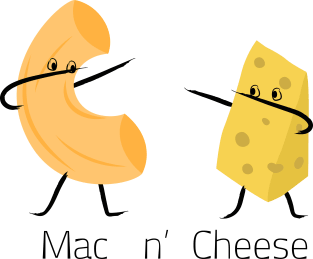 Mac and Cheese Dabbing Magnet