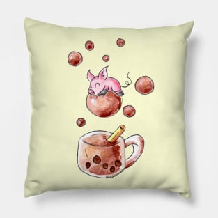 Bubble Tea Bliss Pillow