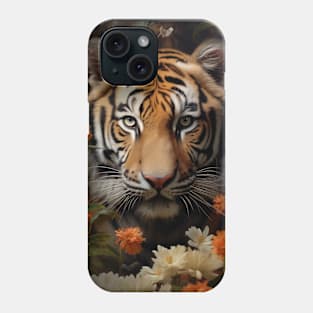 Floral Tiger Phone Case