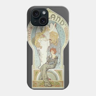 Vintage Art Nouveau Levens Verzekering Phone Case
