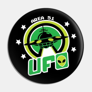 UFO Area51 Pin