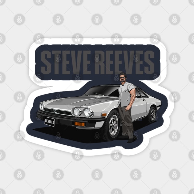 Steve Reeves And His Jaguar XJS V12 Magnet by SteveReeves