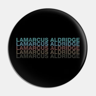 Vintage Proud Name LaMarcus Sports Birthday Retro Pin