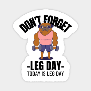 Don't forget leg day Magnet