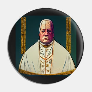 Pope Pius IX | Comics Style Pin