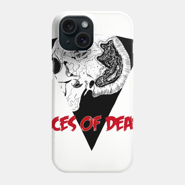 FACES OF DEATH Phone Case by theanomalius_merch