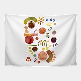 Painted shapes Tapestry