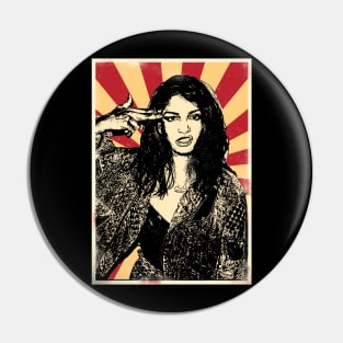 Retro Vintage M.I.A Rapper Pin