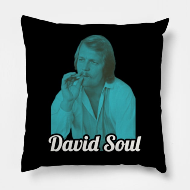 Retro David Soul Pillow by Defective Cable 