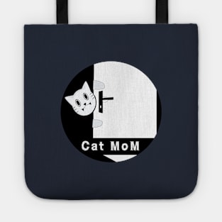 Cat Mom Night Watcher! Tote