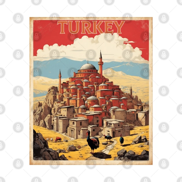 Ani Turkey Vintage Retro Travel Tourism by TravelersGems
