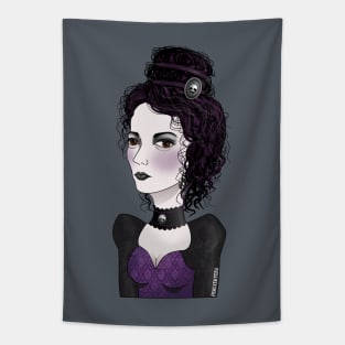 Lady Black Tapestry