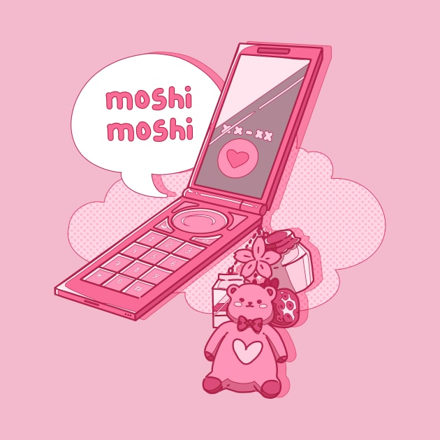 The kawaii japanese flip phone by AnGo