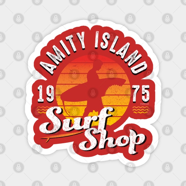 Amity Island Surf Shop (Universal © UCS LLC) Magnet by Alema Art