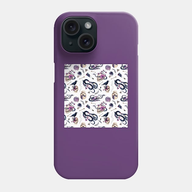 Romantic Spells Phone Case by BlackCatArtBB