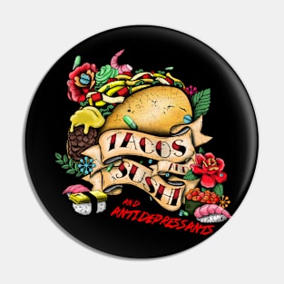 TACOS & SUSHI Pin