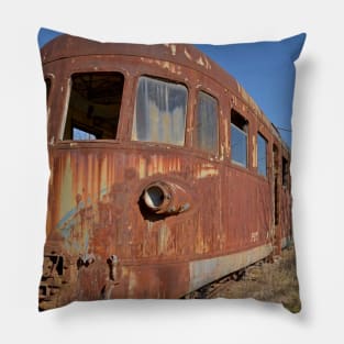 Abandoned railcar Pillow