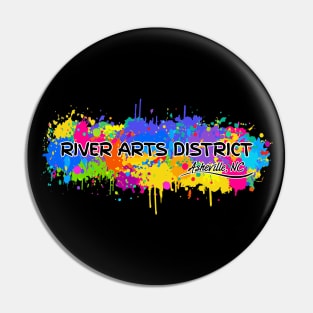 River Arts District - Asheville, NC - BlackBG 17 Pin