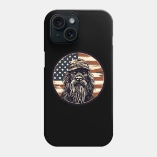 Briard 4th of July Phone Case