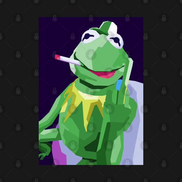 Meme Kermit Pop Art by Zet Art