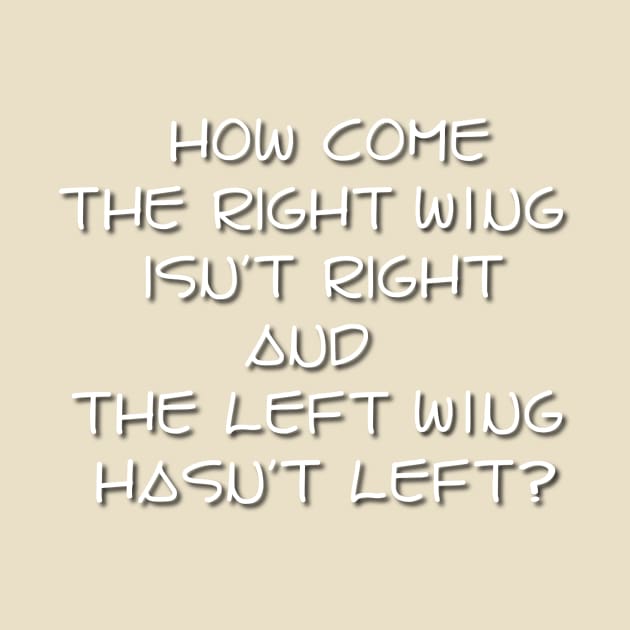 Right Wing Left Wing by Verl