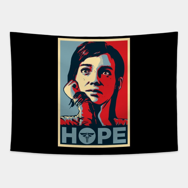 Ellie the salvation!? Tapestry by dnacreativedesign