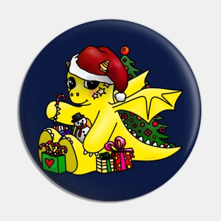 Christmas Dragon Pin