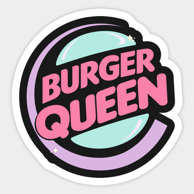 Burger Queen - Pastel - Sticker