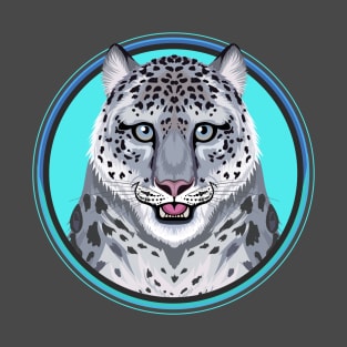 Snow Leopard Circle T-Shirt